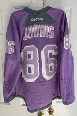 本日限定価格　リハーズオール　jersey patch bolero Josh Jooris Pre Game Used Worn & Signed NY Rangers HFC Lavender