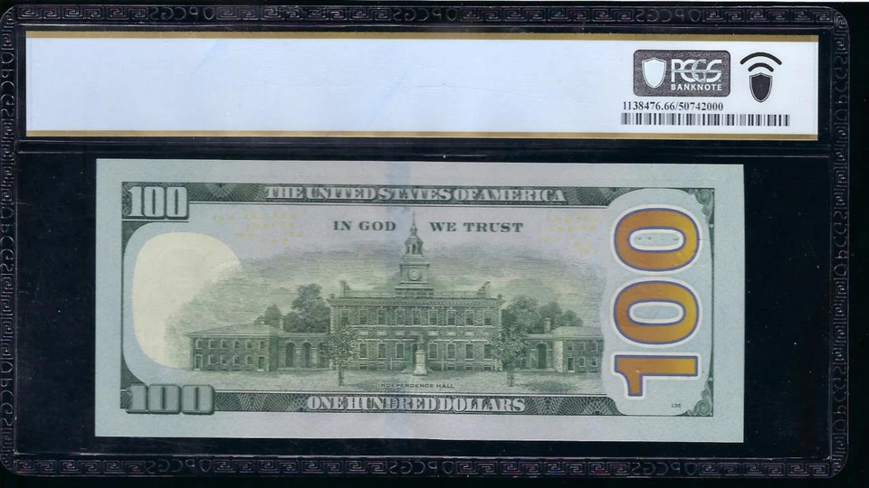 AC 2009A $100 Kansas City PCGS 66 PPQ Fr 2187-J - Image 2 of 2