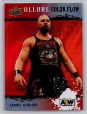 2022 Upper Deck Allure AEW #R-49 Lance Archer Color Flow Red-Orange
