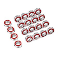 20 Pcs Flanged Ball Bearings ID 3/4" x OD 1-3/8", Applicable for Lawn Mower, ...