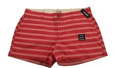 NEW OLD NAVY Women s Pink Striped Shorts Size 10