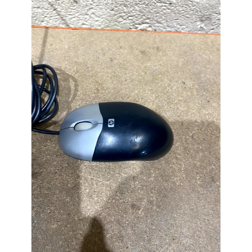 HP 265986-003 Optical Mouse Black USB Wired 2-Button Scroll Wheel for Desktop PC - Image 2 of 4