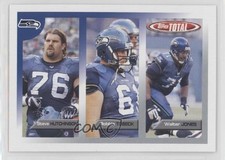2005 Topps Total Steve Hutchinson Robbie Tobeck Walter Jones #394 HOF 3n1