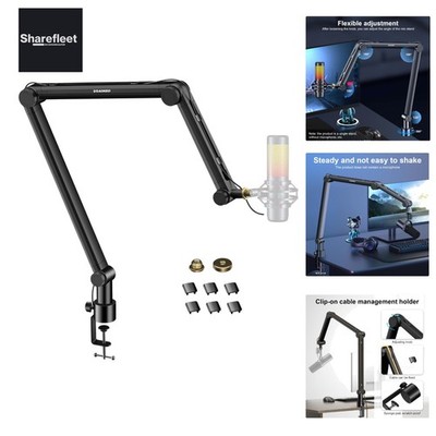 Mikrofon Arm, Mikrofon Ständer Arm für HyperX QuadCast,SoloCast,Elgato Wave,S...