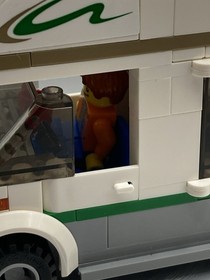 LEGO CITY: Camper Van (60057) Incomplete Includes 1 Mini Figure 