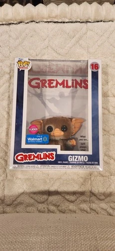Funko POP! VHS Covers Gremlins Gizmo FLOCKED #16 Walmart Exclusive - NEW