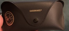 Ray-Ban Chromance Black Leather Hard Case for Sunglasses Glasses
