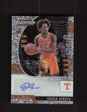 2020 Panini Prizm Draft Picks Jordan Bowden Prospects Autographs Fast Break