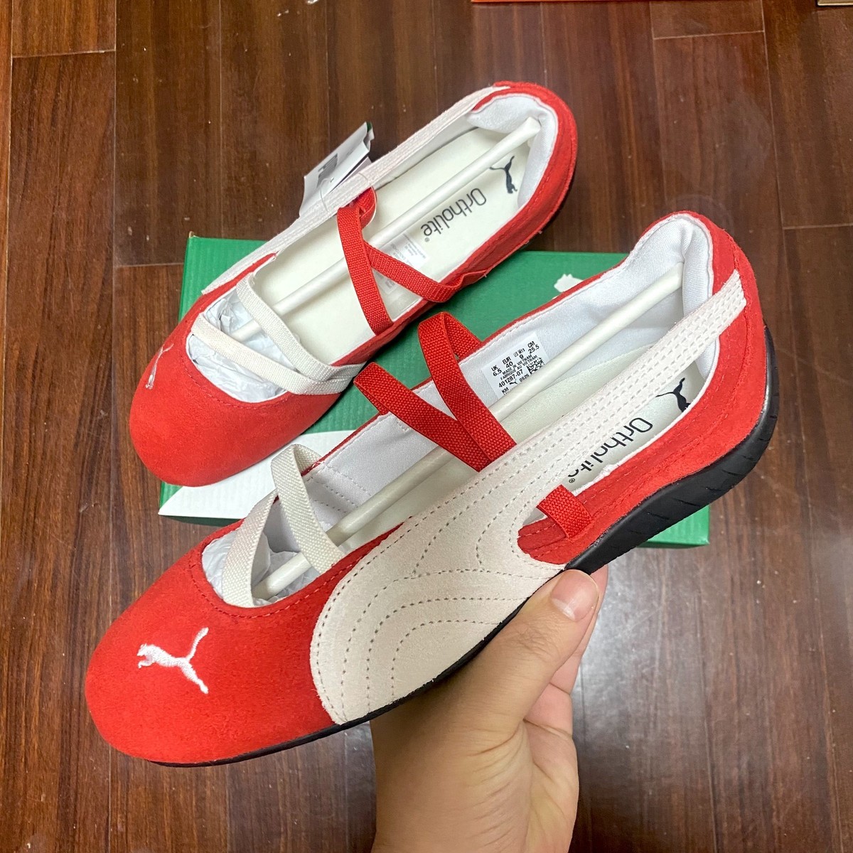 Puma Speedcat Ballet Red Womens Mary Jane Sneakers 401287-07