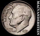 1955 Silver Roosevelt Dime - Lustrous Choice Gem Brilliant Uncirculated #i4754