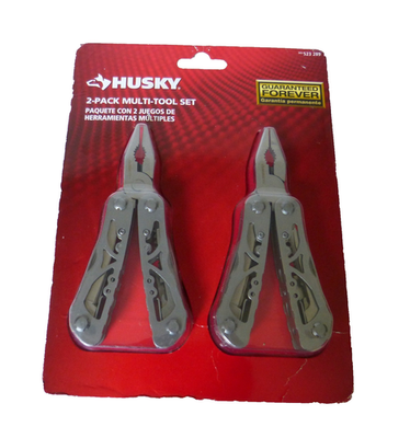 #ad Husky 2 Pack Multi Tool Set 8 Tools in 1 Guaranteed Forever New $11.99