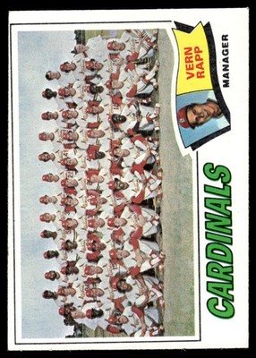 1977 Topps St. Louis Cardinals - Vern Rapp St. Louis Cardinals #183