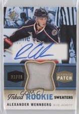 2014 SP Game Used Inked Rookie Sweaters 23/49 Alexander Wennberg Patch Auto 1a9d