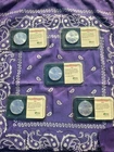 Lot of 5 2002 $1 AMERICAN SILVER EAGLE 1 OZ .999 - UNCIRCULATED