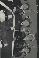 LARGE 1944 Press Photo Navy Day paradeGov D GreenS ClarkAdm AS CarpenderB wendel