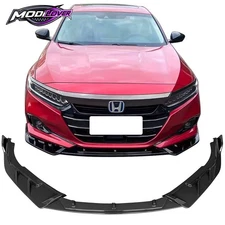 Fits 21-22 Honda Accord IKON V3 Style Front Bumper Lip Carbon Fiber Print 3PCS