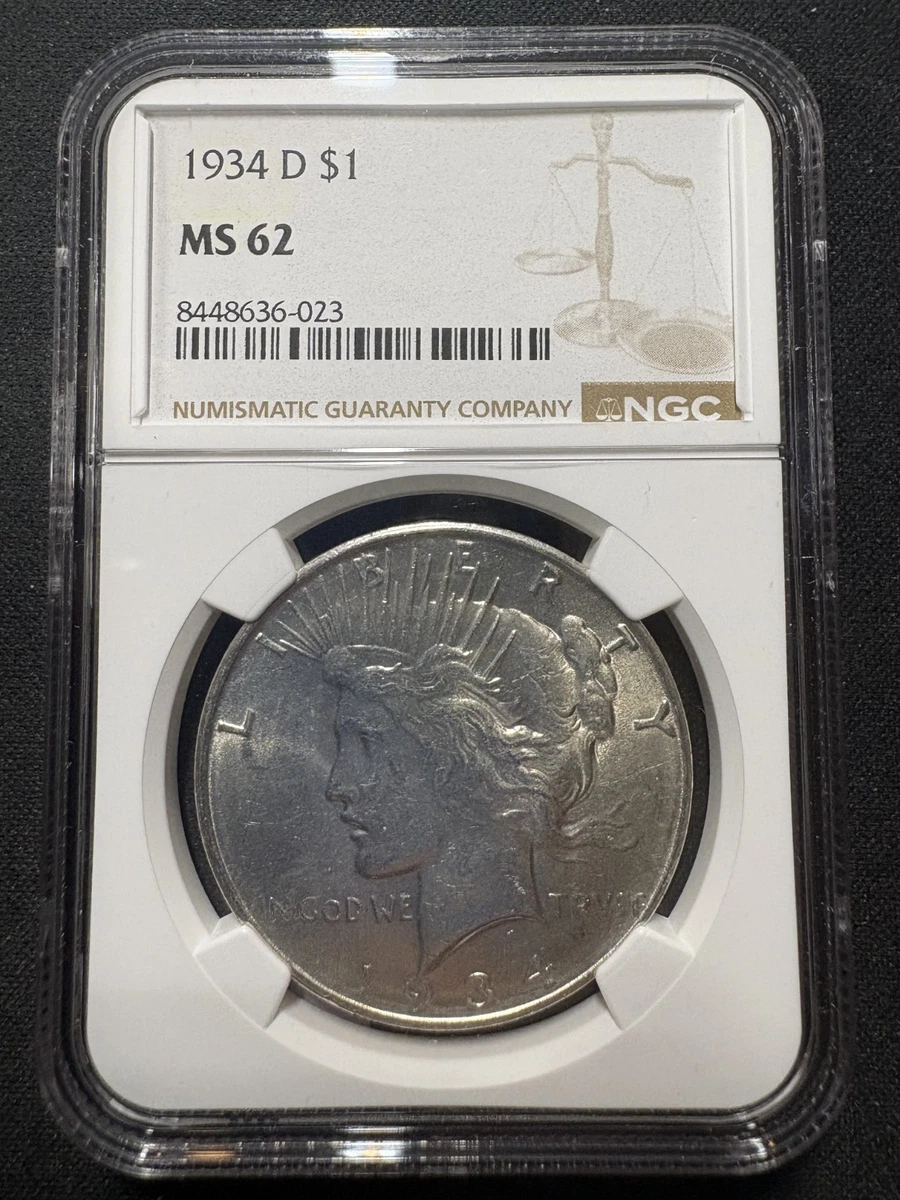 Peace Dollars 1934 for sale | eBay