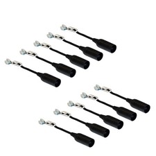 10 x Baufassung Lampenfassung Renovierfassung Fassung E14 schwarz Lüsterklemme