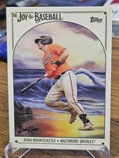 2023 Topps x Bob Ross Joy Of Baseball Card No. #74 RYAN MOUNTCASTLE Baltimore