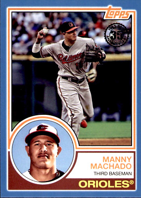 2018 Topps Manny Machado 1983 Topps Blue #83-32 - Baltimore Orioles