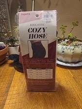 Berkshire Cozy Hose Tights 4755 Black Fleece Lined Size 3X4 New In Package