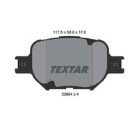 Textar Bremsbelagsatz, Scheibenbremse 2386401