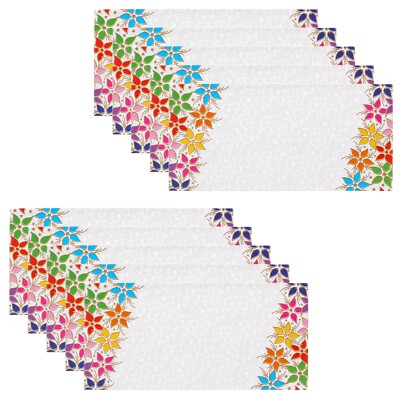 Geldumschläge Hochzeit Shagun Diwali Geschenkkarte Bargeld Geldbörsen Blumenmuster 10x