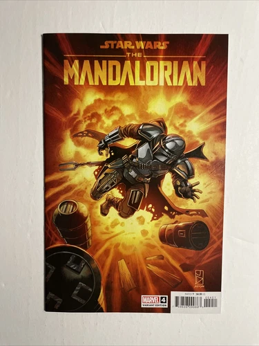 Star Wars: Mandalorian #4 (2022) 9.4 NM Marvel 1:25 Duursema Variant Comic Cover