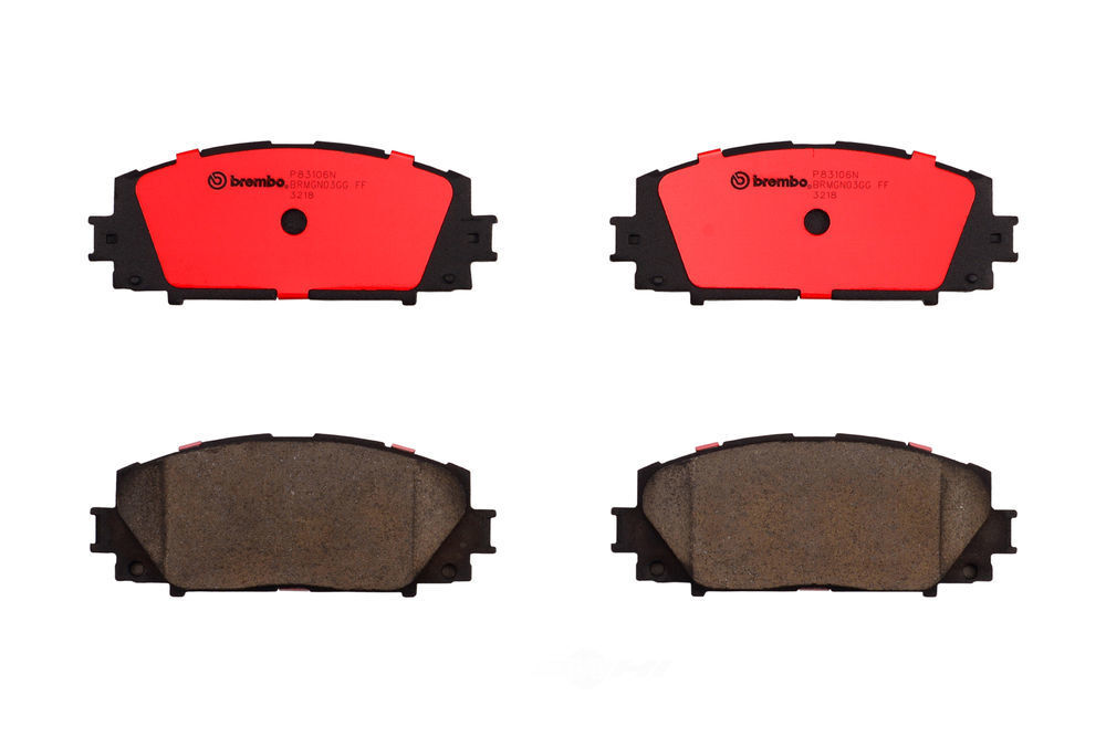 Brembo P09018N Front Ceramic Disc Brake Pads Set Kit for 2008-2014