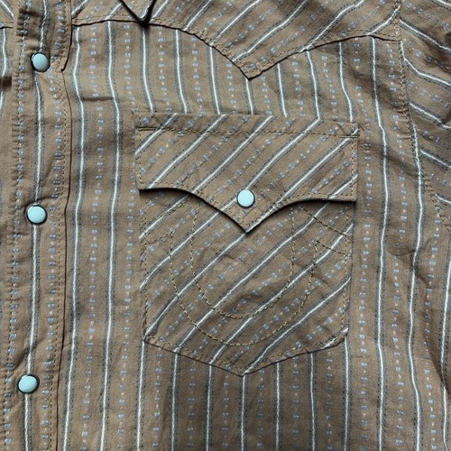NWT True Religion Western Pearl Snap Plaid Cowboy Shirt Men Size 3XL - Picture 6 of 19