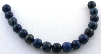 SEVENTEEN 8mm Round Natural Lapis Lazuli Gem Stone Gemstone Bead CL4SL2/12123