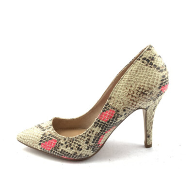 BERSHKA DAMENSCHUHE ABSATZSCHUHE PUMPS GR: 36 UK: 3,5 BEIGE