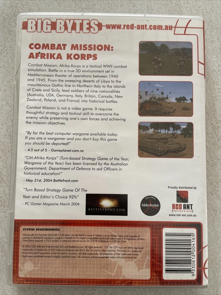 Combat Mission Afrika Korps RARE!!, VGC PC - Image 2 of 3