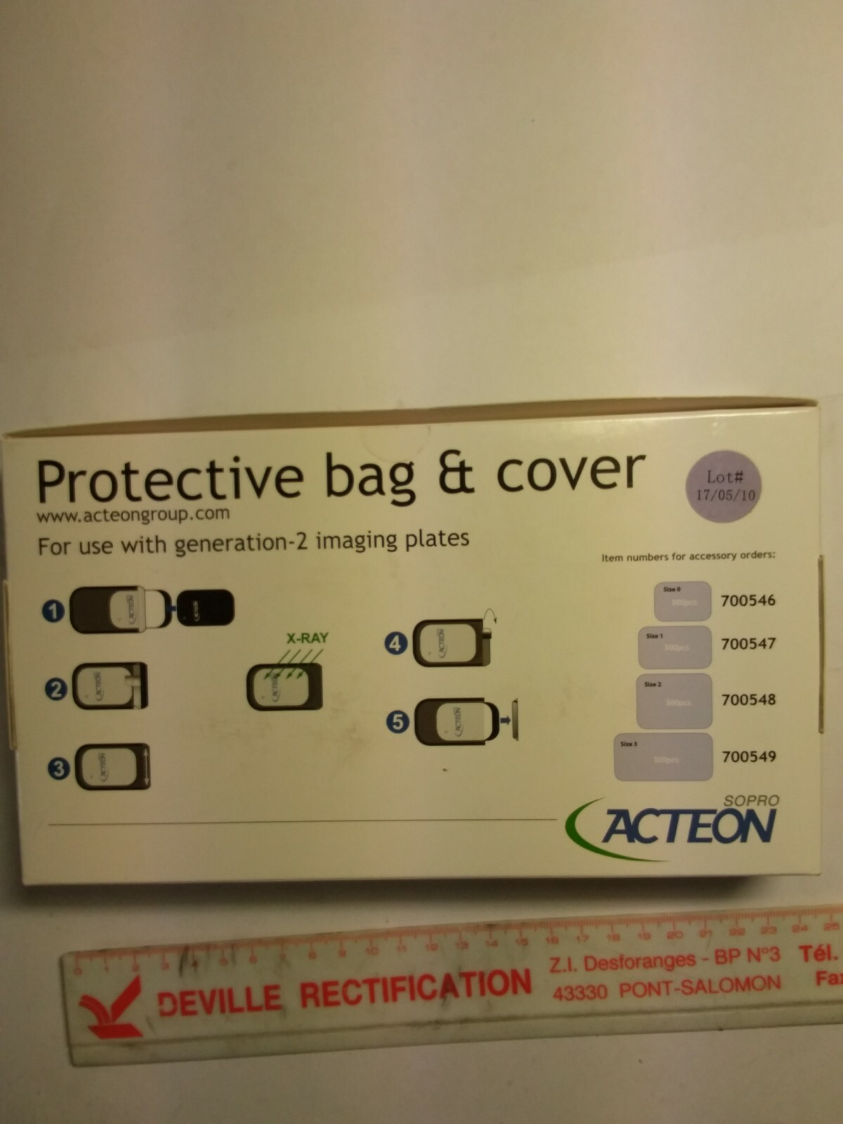 Car Seat Covers Protection Cardboard for Generation 2 ACTEON SATELEC