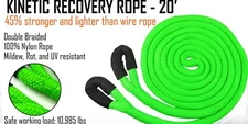New - GRIP Tools 20' x 7/8" Kinetic Recovery Snatch Rope - Free Shipping