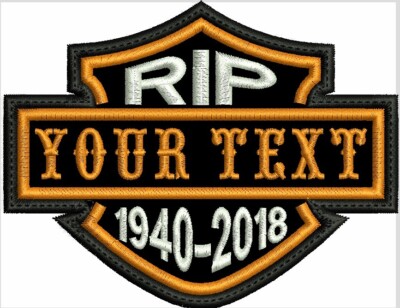 LOVE IT, RIP MEMORY PATCH, IRON ON / SEW ON, TWO SIZE TO CHOOSE FROM, FAST SHIPP