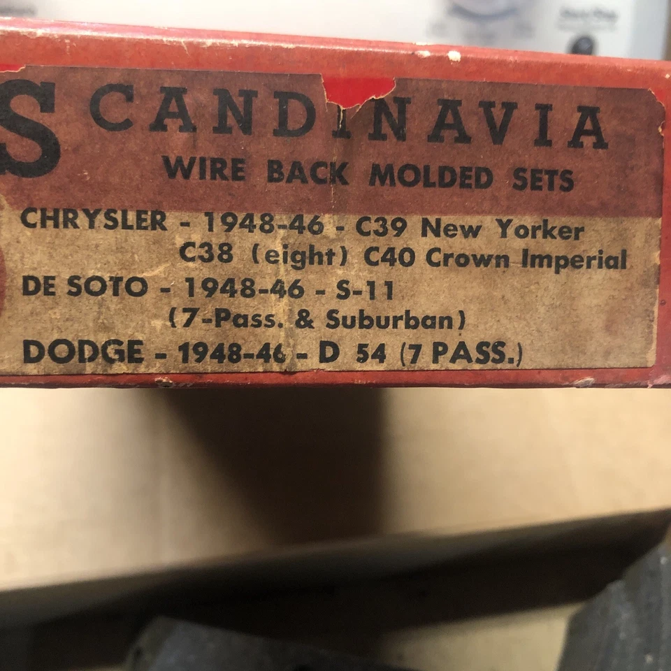 Juego de forro de freno delantero trasero Chrysler New Yorker Crown Imperial 1946-48 1179 Foto 4 de 4