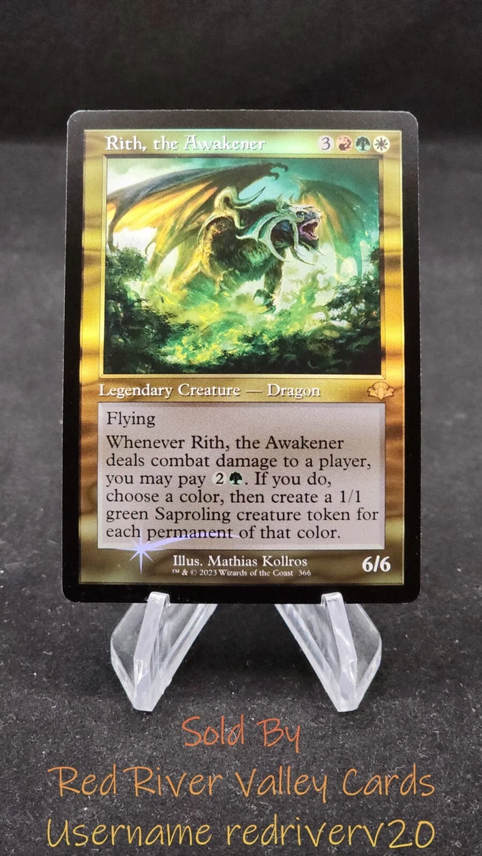 1x Rith, the Awakener (Retro Frame) FOIL Dominaria Remastered - DMR #366 IN  HAND | eBay