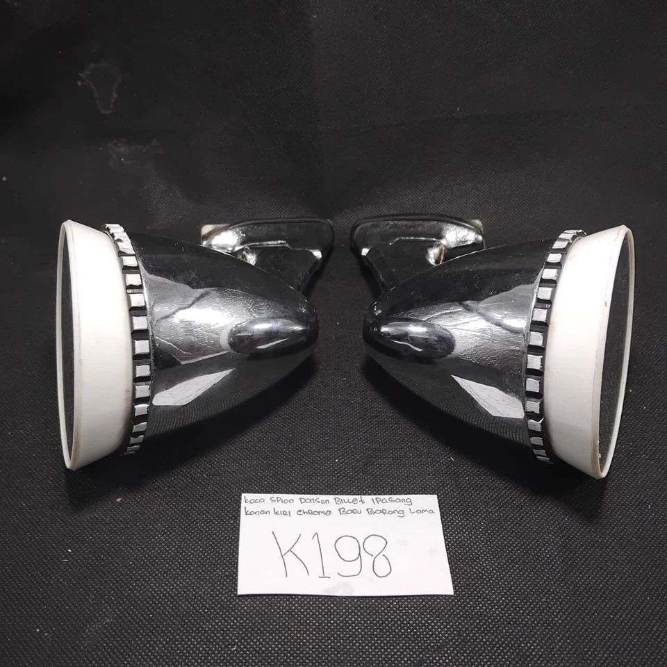 TNK JAPÓN ESPEJO GUARDABARROS VINTAGE RETRO COCHE COMPLETO METAL DATSUN MAZDA TOYOTA JDM NOS Foto 3 de 4