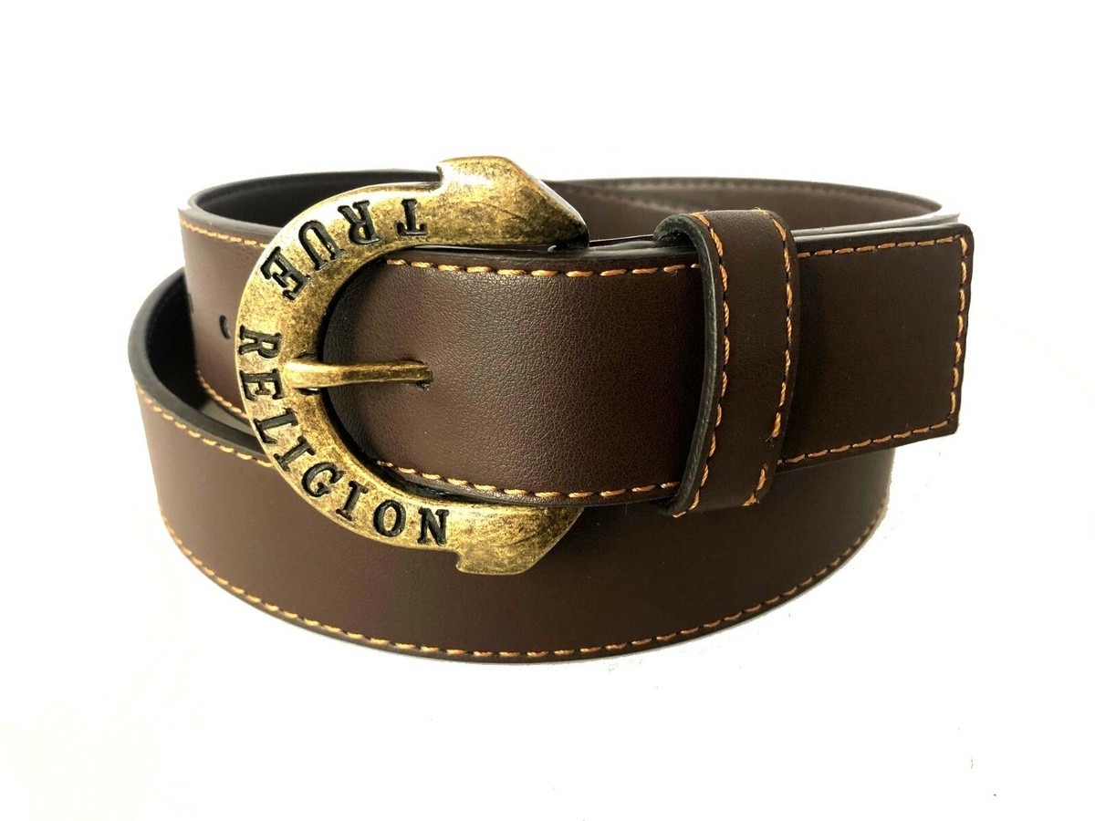 New True Religion Mens TR301009 Gains Horseshoe harness Belt New True Religion Mens TR301009 Gains Horseshoe harness Belt