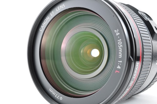 *1 año de garantía para EE. UU. Como Nuevo* Canon EF 24-105 mm f/4 L USM IS Bokeh Zoom Capucha Japón #74_b - Imagen 10 de 16
