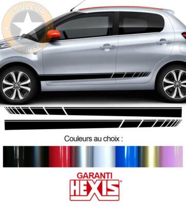 2 STREIFEN UNTERBODEN FÜR CITROEN C1 SPORT AUFKLEBER STICKER BD573N-71