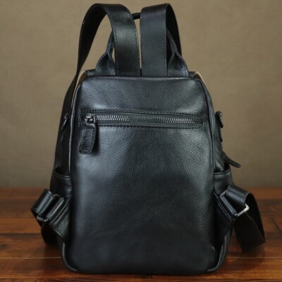Genuine Leather Backpack for Women Hand Painted Retro  display picture 3