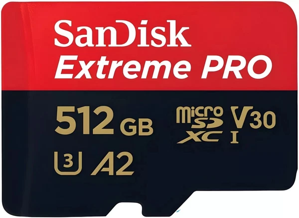 SanDisk 512GB Extreme Pro 200MB/s Micro SD MicroSDXC UHS-I U3 A2 Memory Card