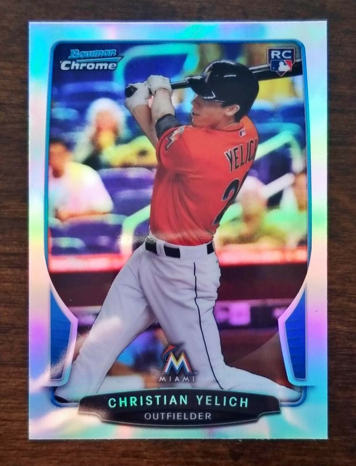 2013 Bowman Chrome Draft Refractors #40 Christian Yelich RC MVP MINT