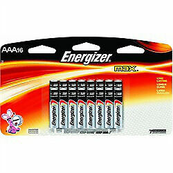 Energizer Max Alkaline AAA Batteries - Pack of 16
