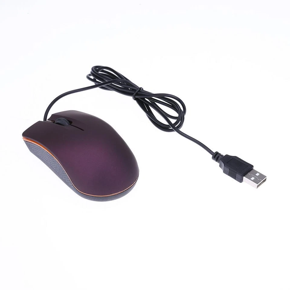 USB Wired Optical Mouse Ergonomic Mice 1200 DPI Gaming Mice 3 Buttons - Image 3 of 4