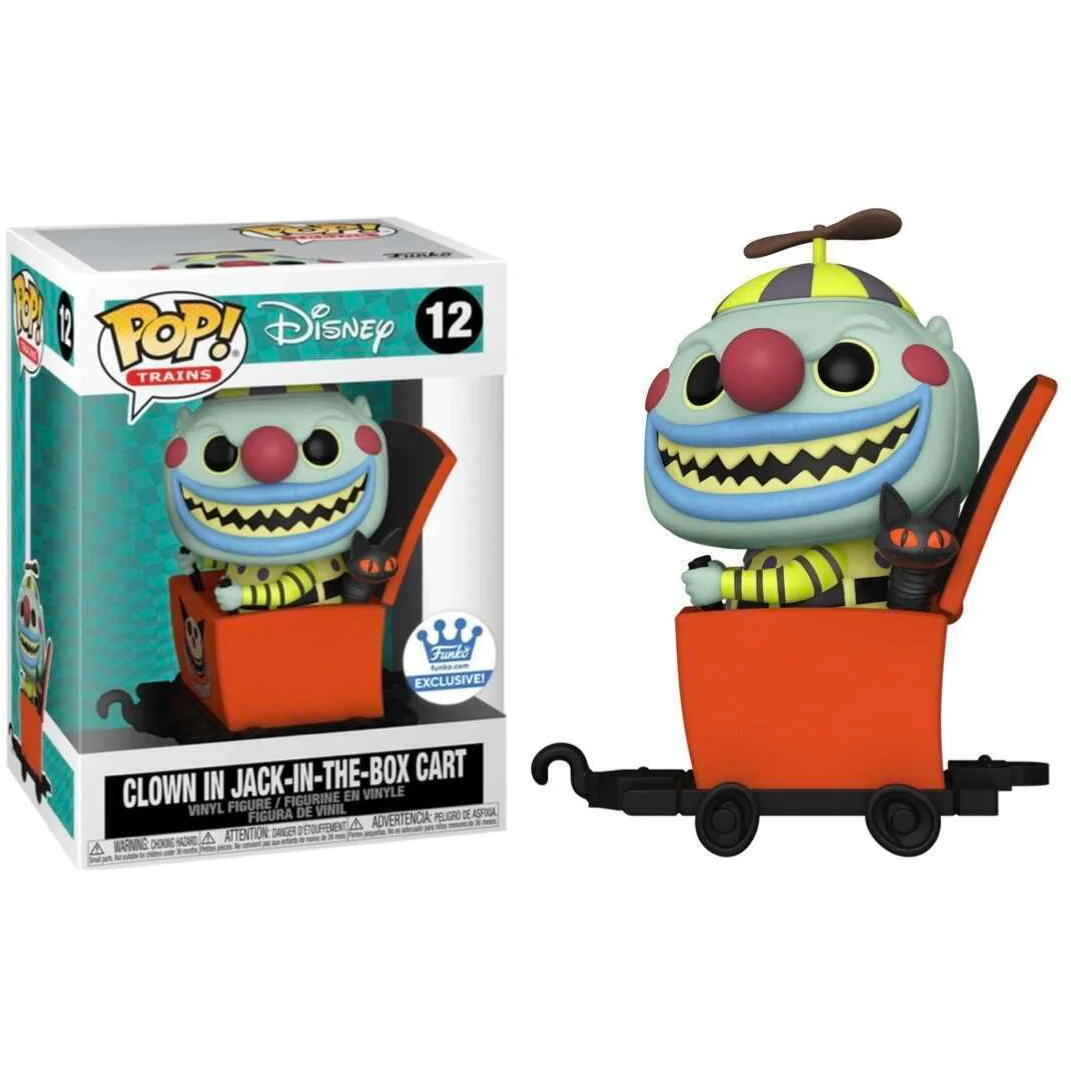 nightmare before christmas funko pop train clown