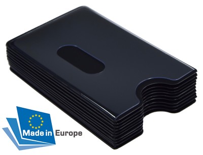 EC card holder black transparent STURDY credit card case credit card box 1A
