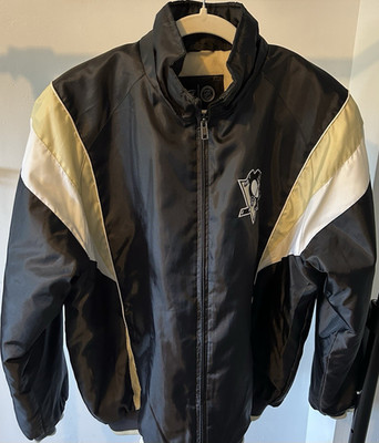 G-III Sports by Carl Banks Pittsburgh Penguins Full-Zip Jacket L  Hoodless 